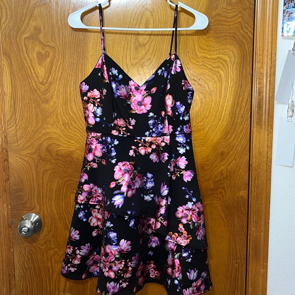 Sweet Storm Floral Print Dress